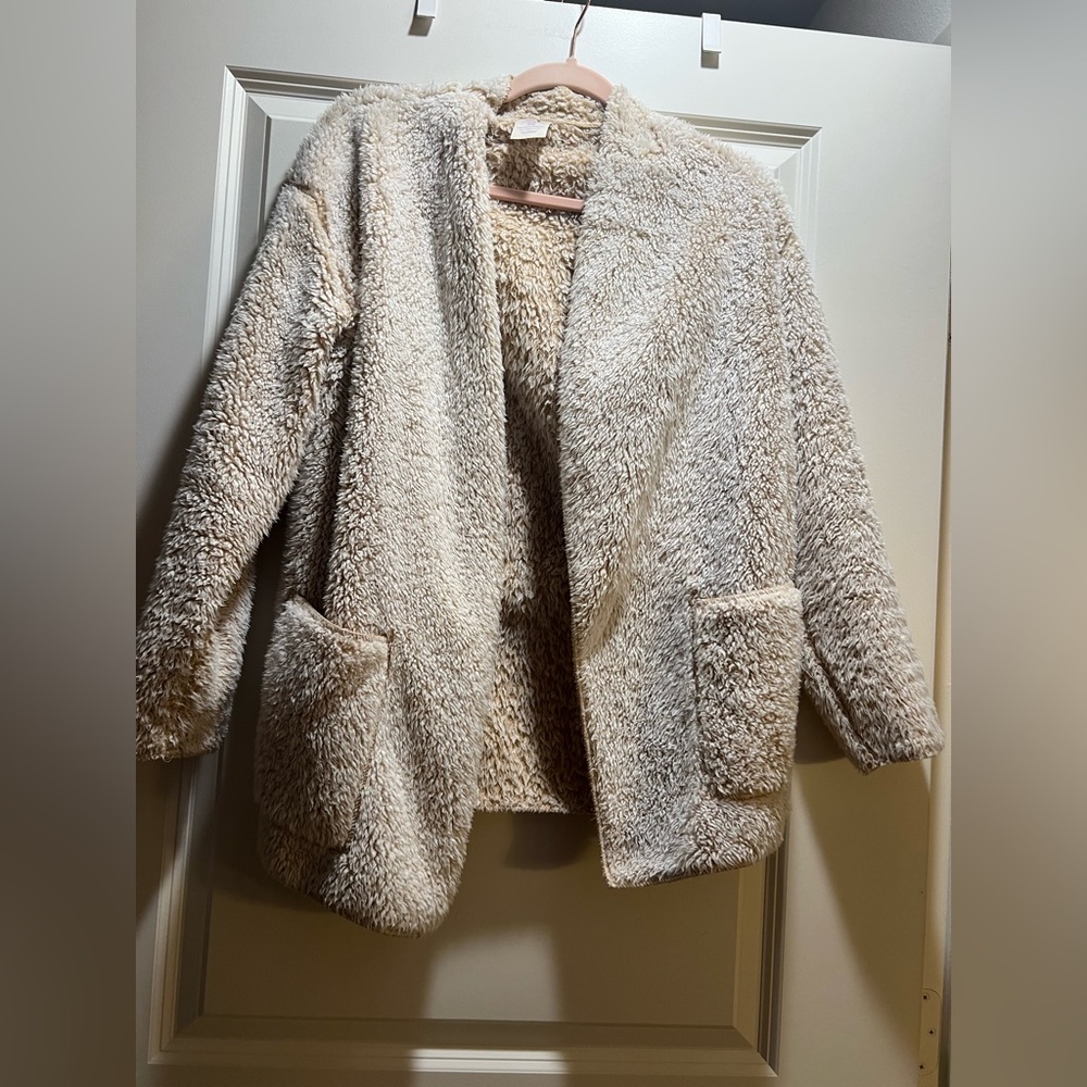 Secret Treasures Cream Teddy Jacket